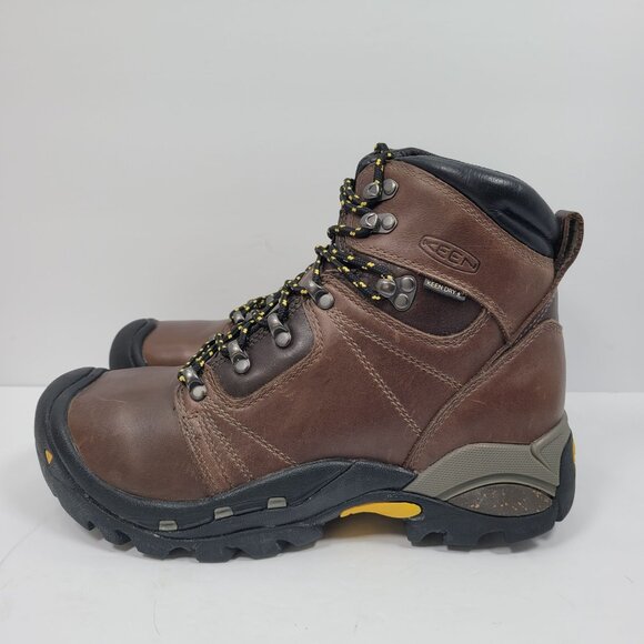 Keen Dry Men\'s Waterproof Brown Leather Ankle Boot US Size 9 NWOT main image 5